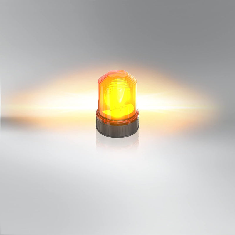 OSRAM LIGHTsignal HALOGEN BEACON LIGHT, Rundumleuchte 360°, gelbe Blinkleuchte, strassenzugelassene