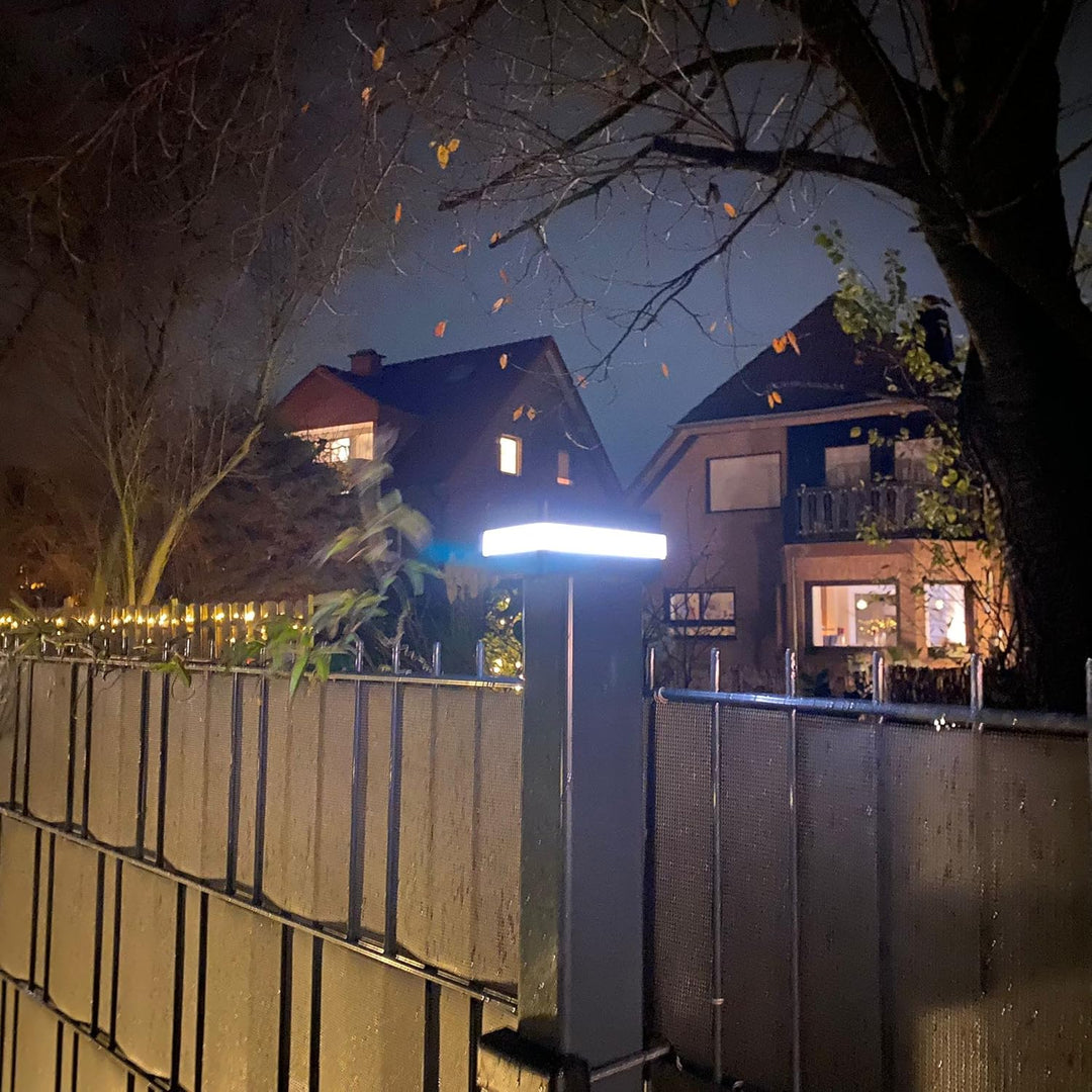 LED Solar-Pfostenkappe KAPPA (Weiss), Weiss