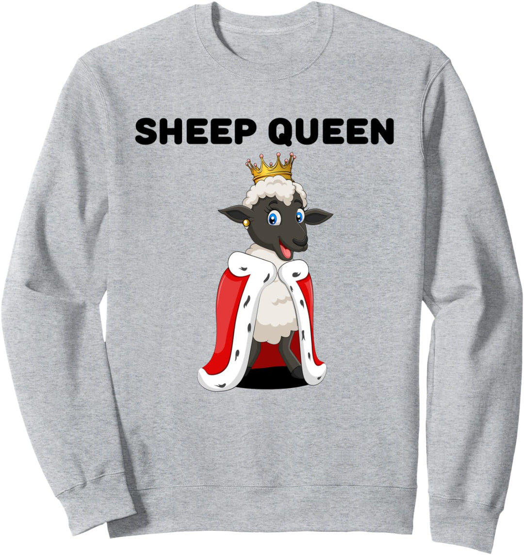 Sheep Queen | Mädchen Schaf T-Shirt | Damen Schaf Sweatshirt