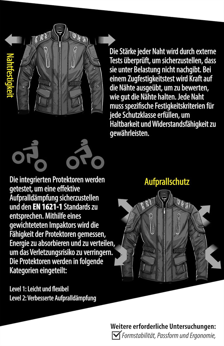 Damen motorradjacke mit protektoren für Sommer oder Winter - Textil wasserdicht motorroller motorrad