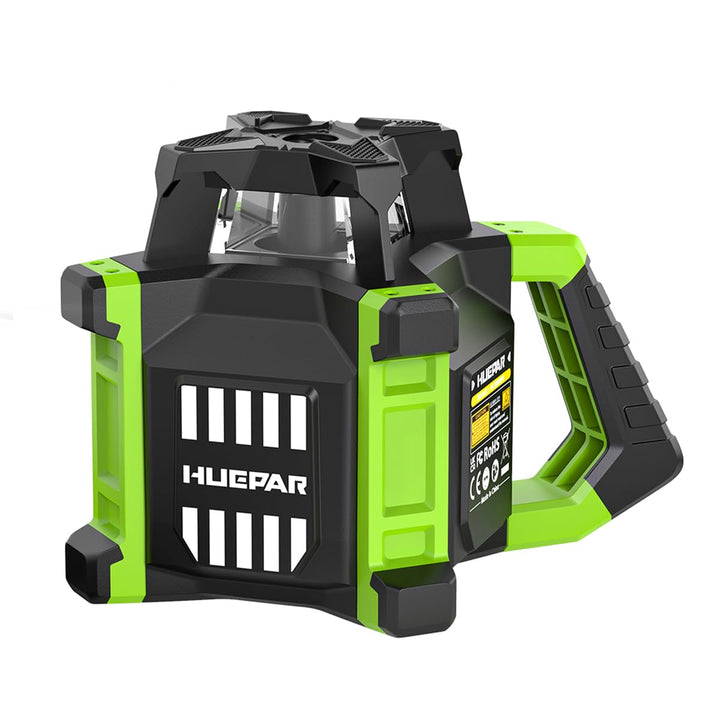 Huepar 360 Rotationslaser mit Empfänger (Roter Laser), Roter Laser