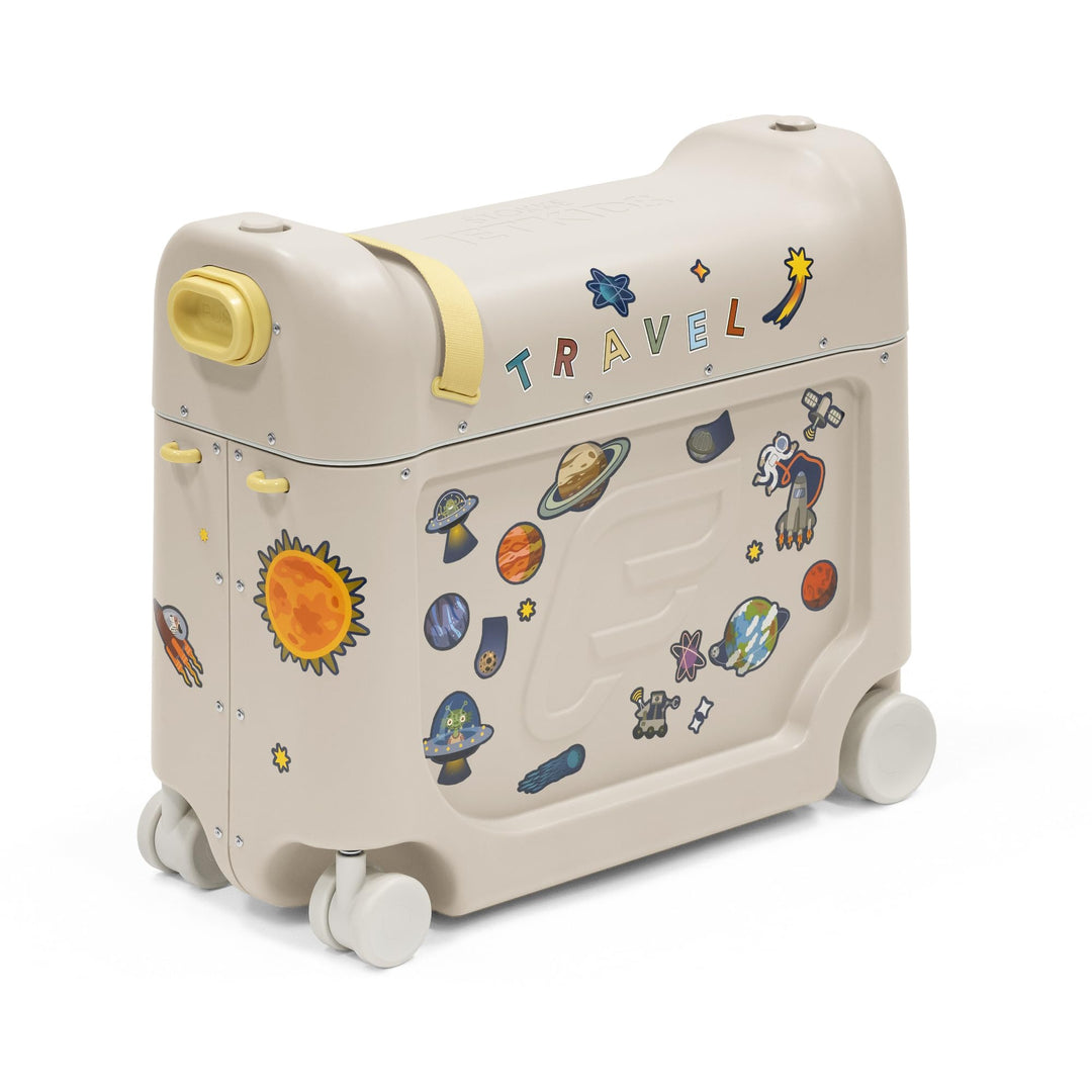 Stokke JetKids BedBox, Moonglow White - Aufsitzkoffer für Kinder von 2-7 Jahren (bis 35 kg) - Lässt