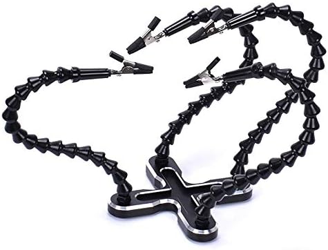 Dropfree Lötung Station mit 4 Stück Biegsam Lötung Halter Dritte Helfende Hand Werkzeug Pcb Schweiss