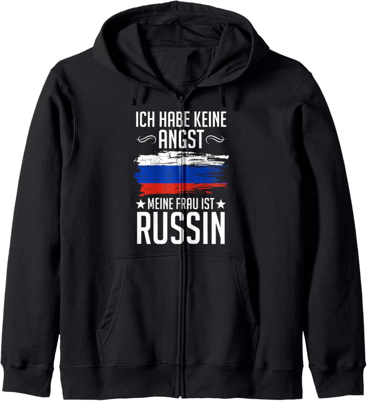Meine Frau Ist Russin Russen Russland Russisches Kapuzenjacke