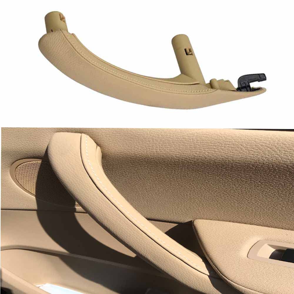 Hacreyatu Beige Leder Türgriff Links Rechts Innengriff Für B-MW X3 X4 F25 F26 2010-2016 (1 x Rechts)