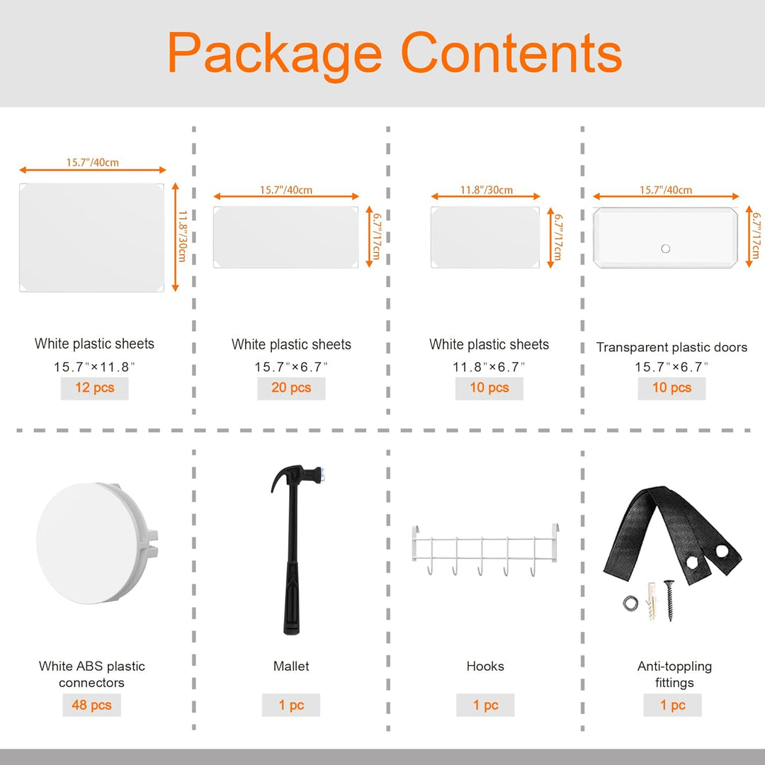 HOMIDEC Schuhregal mit 10 Ebenen, Schuhschrank Schmal Schuhaufbewahrung für Flur Schlafzimmer Eingan