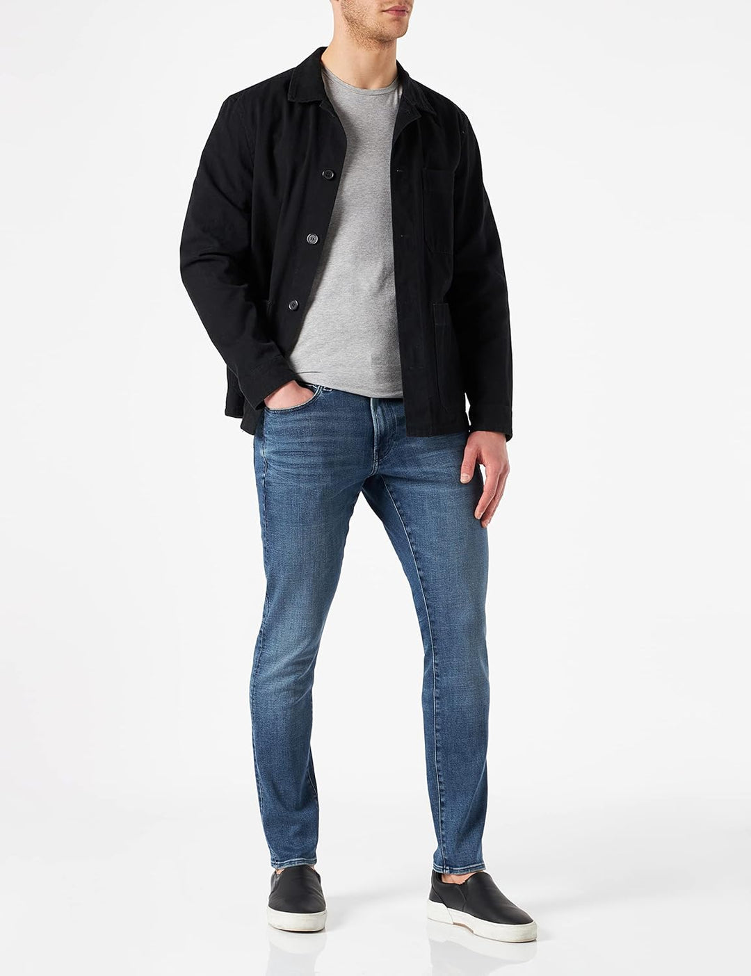 G-STAR RAW Herren Lancet Skinny Jeans 28W / 32L Blau (Faded Cascade D17235-c051-c606), 28W / 32L Bla