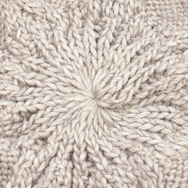 Strickmütze | Pragelierte Baskenmütze | Mütze aus Wolle und Alpaka | Made in Italy | Herren Damen |