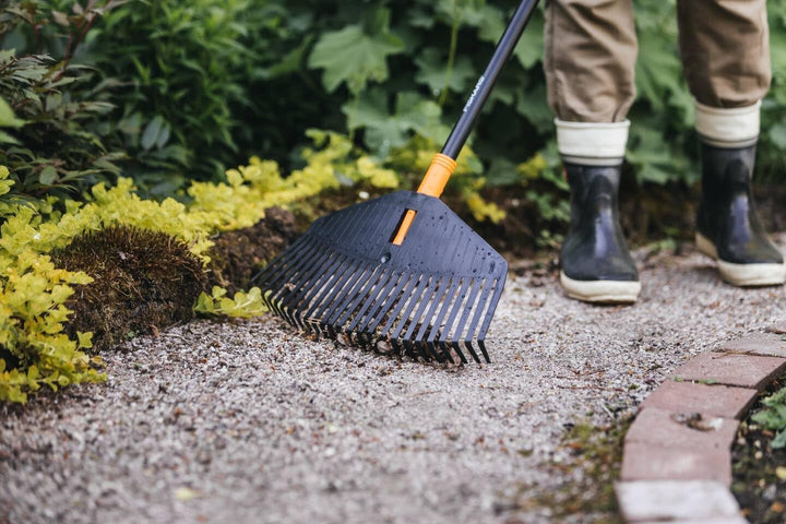 Fiskars Stiel, Für Fiskars Solid Laubbesen und Gartenrechen, Länge 157,5 cm, Aluminium, Schwarz/Oran