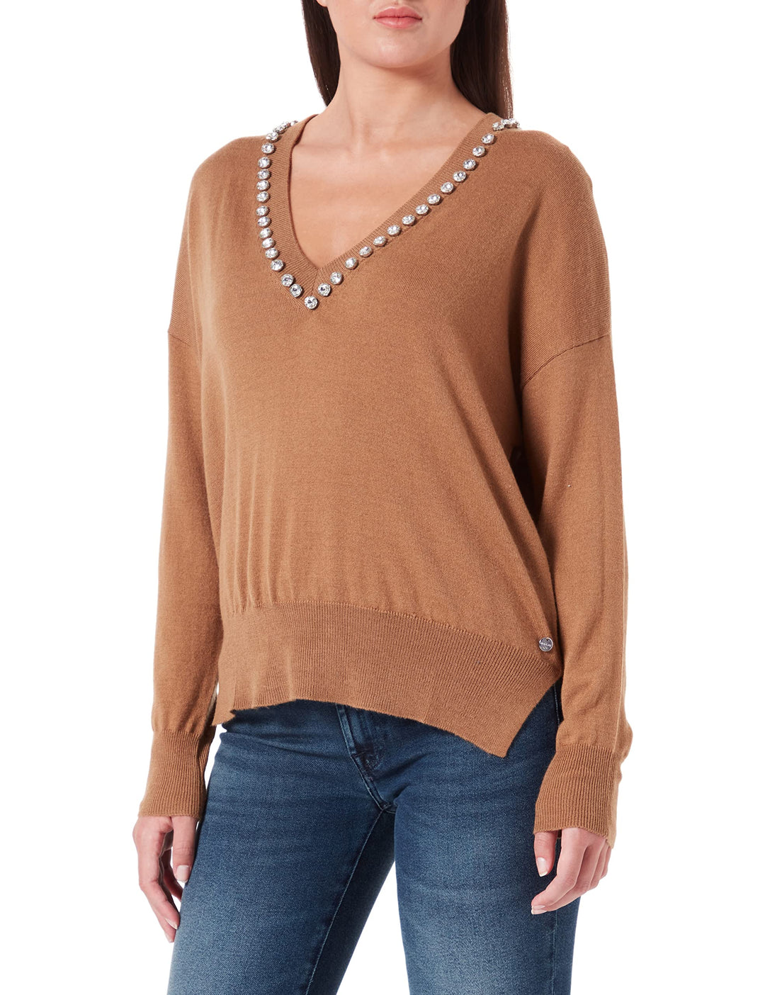 Replay Damen Pullover XL 989 Brown, XL 989 Brown