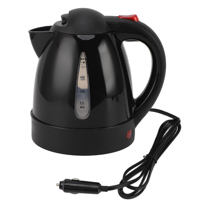 Auto Wasserkocher, 24V 1000ml Tragbare Reisewasserkocher Auto LKW Wasserkocher mit Zigarettenanzünde