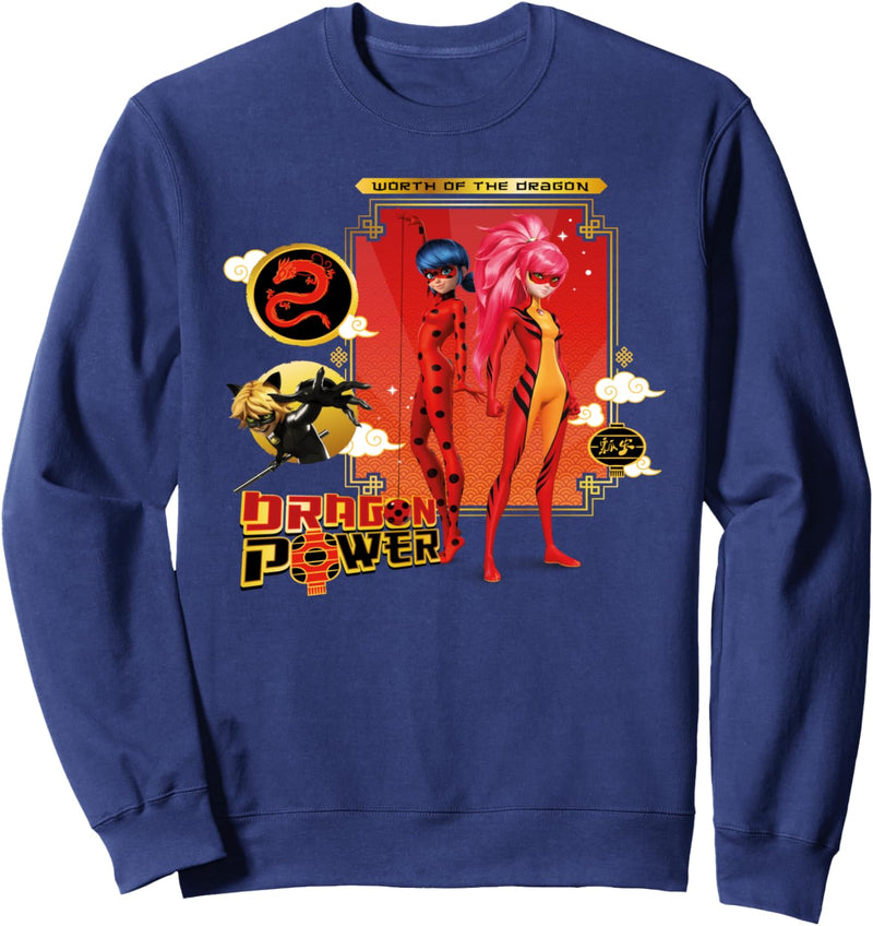 Miraculous Shanghai Ladydragon, Ladybug and Cat Noir Power Sweatshirt