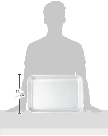 Pentole Agnelli Röstpfanne, rechteckig, hoch, schwer, abgerundete Ecken, 2 Henkel ohne Nieten, Alumi