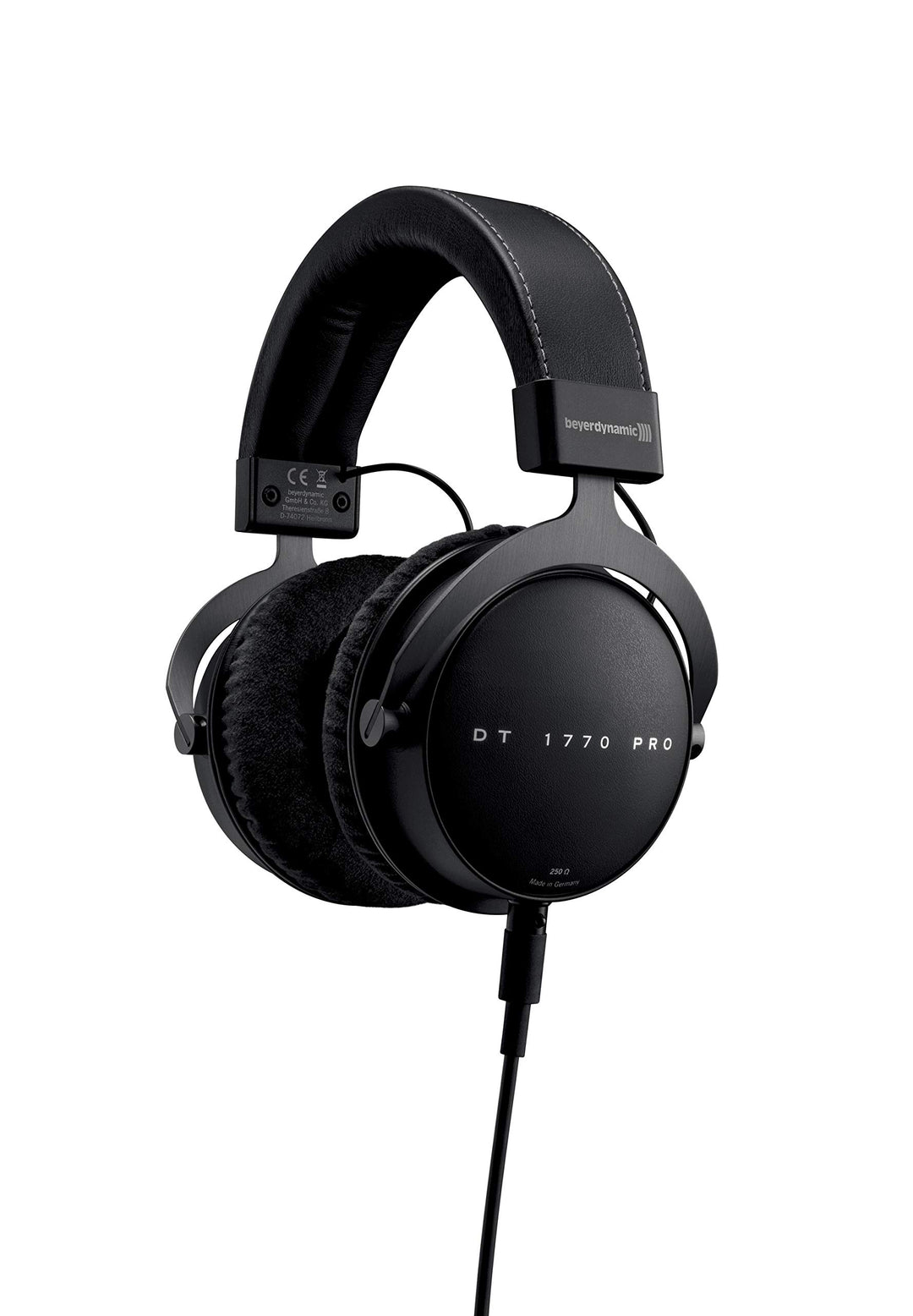 beyerdynamic DT 1770 PRO Over-Ear-Studiokopfhörer in schwarz. Geschlossene Bauweise, steckbares Kabe