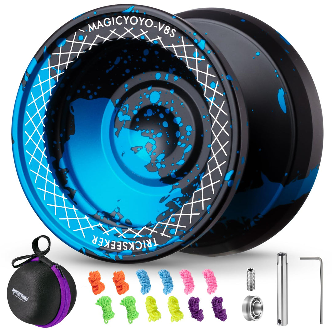 MAGICYOYO JoJo V8S Profi Finger Spin Yoyo für Anfänger & Fortgeschrittene, Responsive JoJo für Kinde