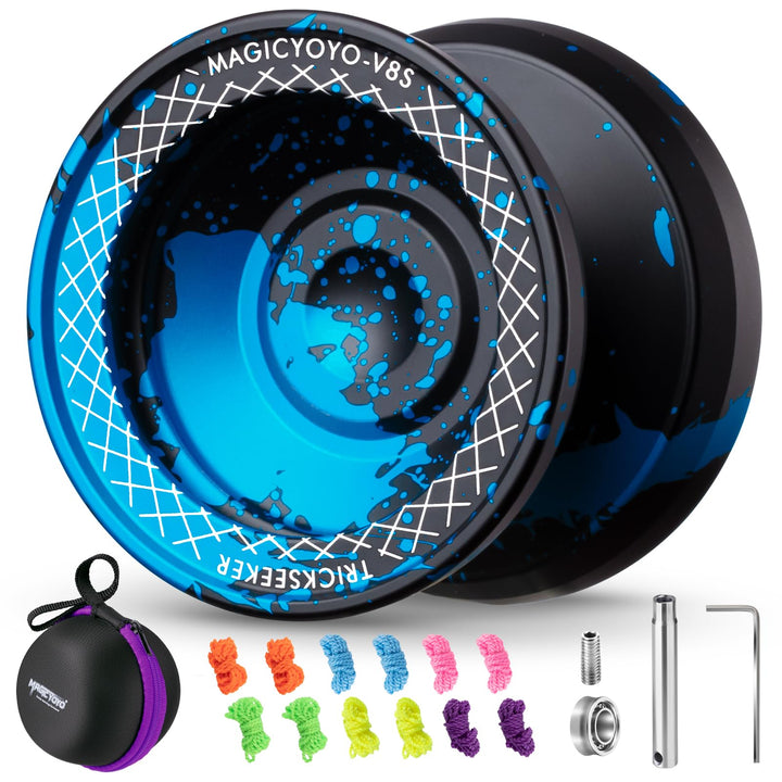 MAGICYOYO JoJo V8S Profi Finger Spin Yoyo für Anfänger & Fortgeschrittene, Responsive JoJo für Kinde