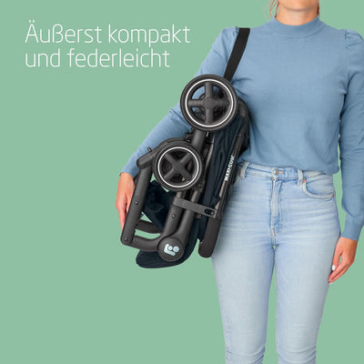 Maxi-Cosi Lara2 Kinderwagen, 0–4 Jahre, 0–22 kg, federleichter, kompakter Buggy, 3 Liegepositionen,