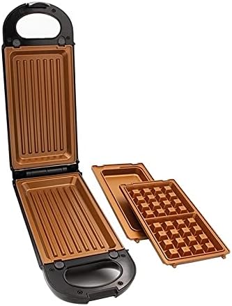 LIVINGTON FlipSwitch | drehbarer Multifunktionsgrill | Kombigerät | inkl. 3 antihaftbeschichtete Wec