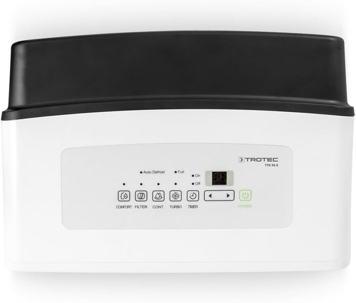 TROTEC Luftentfeuchter elektrisch TTK 96 E – Leistung 30 L/Tag – Fläche 90 m² / 230 m³ – Raum Entfeu