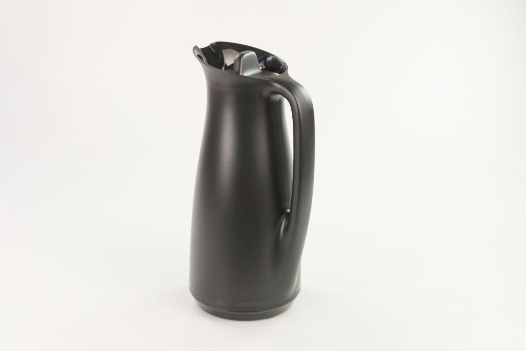 TUPPERWARE Exclusiv ThermoTup 1 L schwarz Thermowächter Thermoskanne Elegance