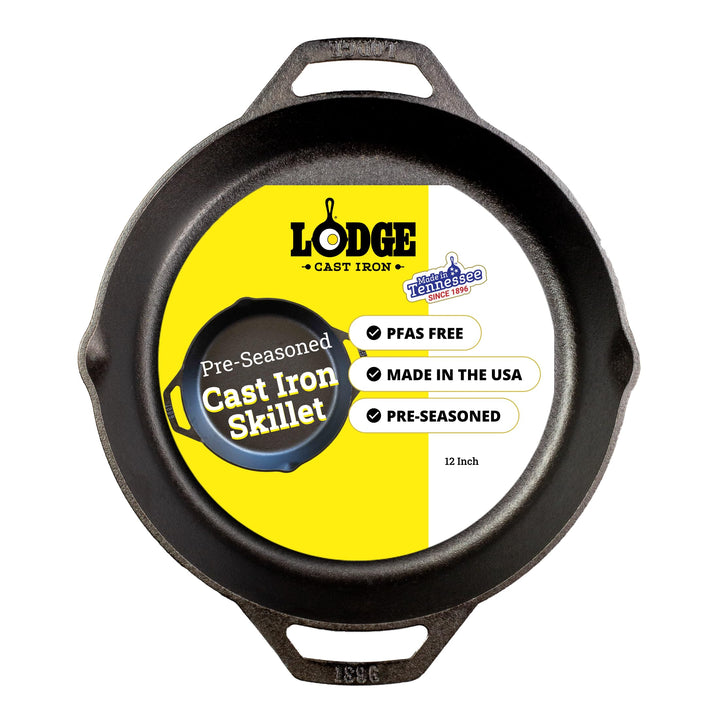 LODGE INLODGE.L10SKL, Inoxidable, schwarz, 30 cm Schwarz 30 cm, Schwarz 30 cm