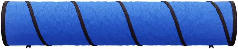 vidaXL Hundetunnel, Spieltunnel mit Heringen Tragetasche, Agility Tunnel Agility Ausrüstung für Hund