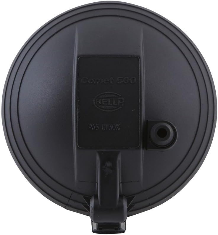 HELLA - Halogen-Nebelscheinwerfer - Comet 500 - 12V - rund - Anbau - gelbe Streuscheibe - Lichtschei