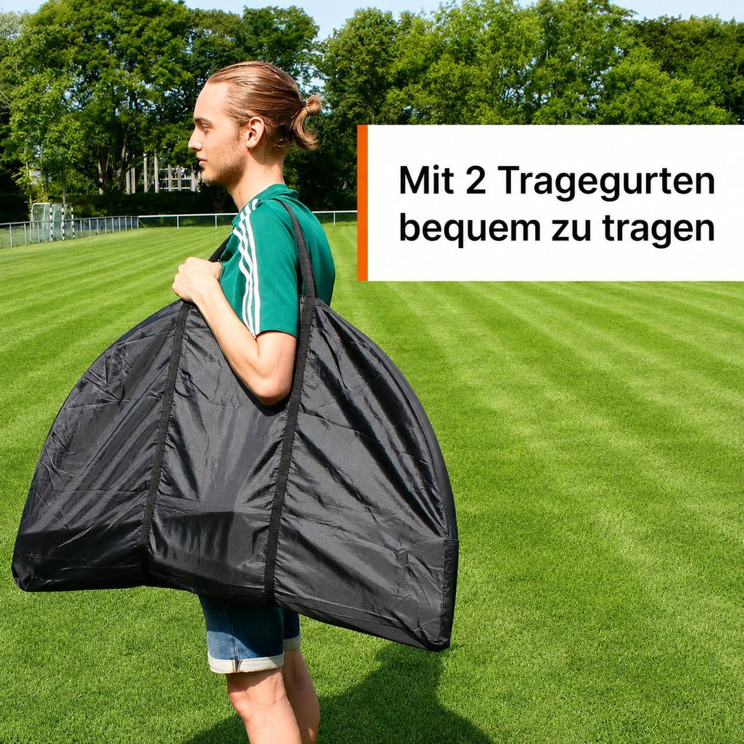 Tragetasche für 3 Hoopers Hoops – schwarz, 95×10×62cm, strapazierfähig & abwaschbar, mit Schultergur