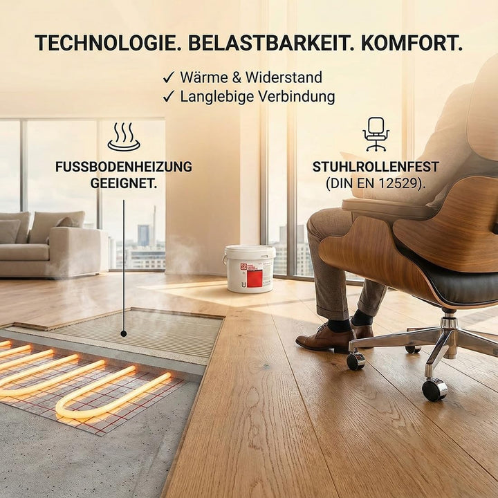 BASE Fusion Universal Universalkleber für PVC, CV-Beläge, Linoleum (13 kg)
