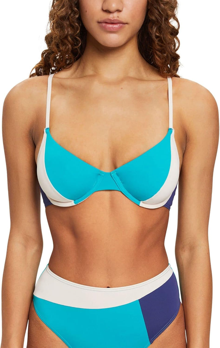 ESPRIT Damen La Jolla Beach Rcs Uw.bra Bikini, Teal Green, C EU