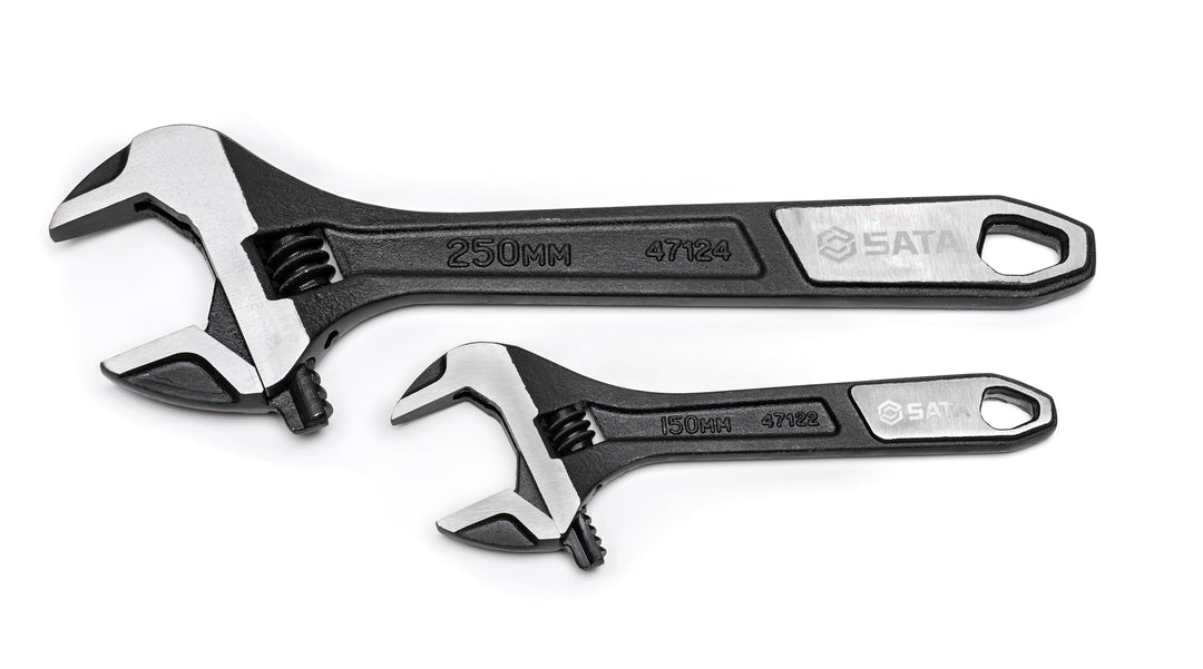 SATA ST47130 Rollgabelschlüssel, Einmaulschlüssel, Englender, Schraubenschlüssel Set verstellbar und