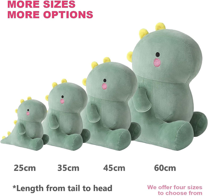 shownicer Plüschtier Dinosaurier Kuscheltier Stofftier Kawaii Dino Plüsch, Plüschsaurier Plüschkisse