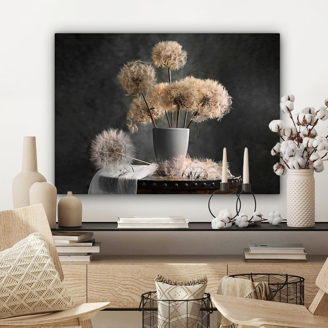 MuchoWow© Leinwand 80x60 cm Deko Schlafzimmer Aesthetic Leinwandbilder Wohnzimmer Gemälde Foto Gesch