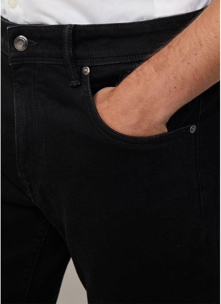 Hackett London Herren Black Denim Jeans 32W / 32L Schwarz (Black), 32W / 32L Schwarz (Black)