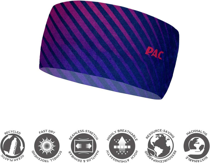 P.A.C. Ocean Upcycling Headbands - aus Meeresplastik hergestellt, umweltfreundliche Herstellung, nac