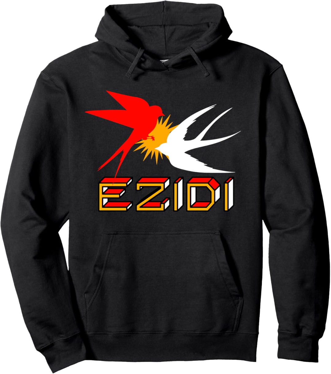 Ezidi Vogel Schwalbe Ezidxan Flagge Super ID geschenk Pullover Hoodie