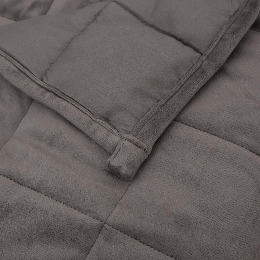 Homgoday Gewichtete Decke, Grau, 150 x 200 cm, 11 kg, Stoff, Möbeldekor, warme und bequeme Decke, ho