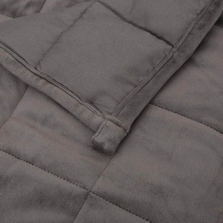 Homgoday Gewichtete Decke, Grau, 150 x 200 cm, 11 kg, Stoff, Möbeldekor, warme und bequeme Decke, ho