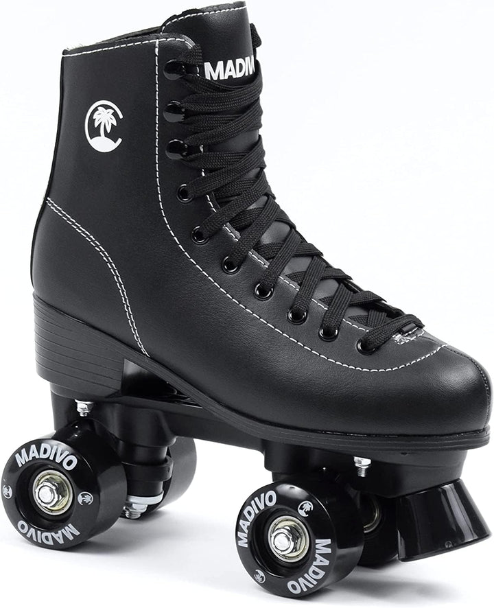 MADIVO Classic Damen Klassische Retro Rollschuhe | ABEC-7 Kugellager | Mädchen Roller Skates Inliner