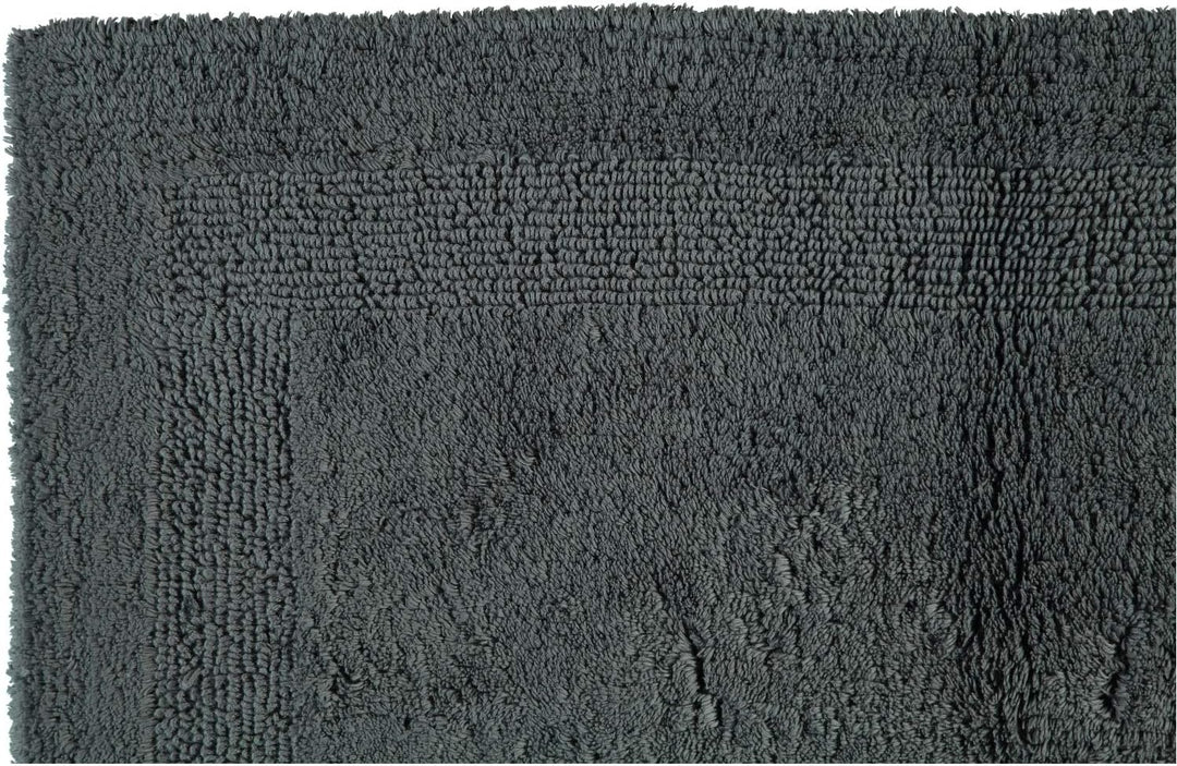 Cawö Home Badteppiche Luxus Badteppich 1000 anthrazit - 774 60x100 cm, 60x100 cm