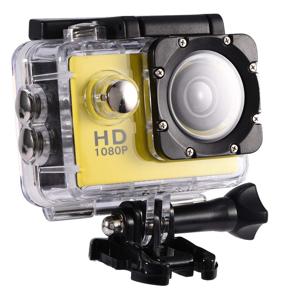Wakects Action Cam, wasserdichte Kamera, HD Action Kamera 1080P wasserdichte Action Cam 30M Unterwas