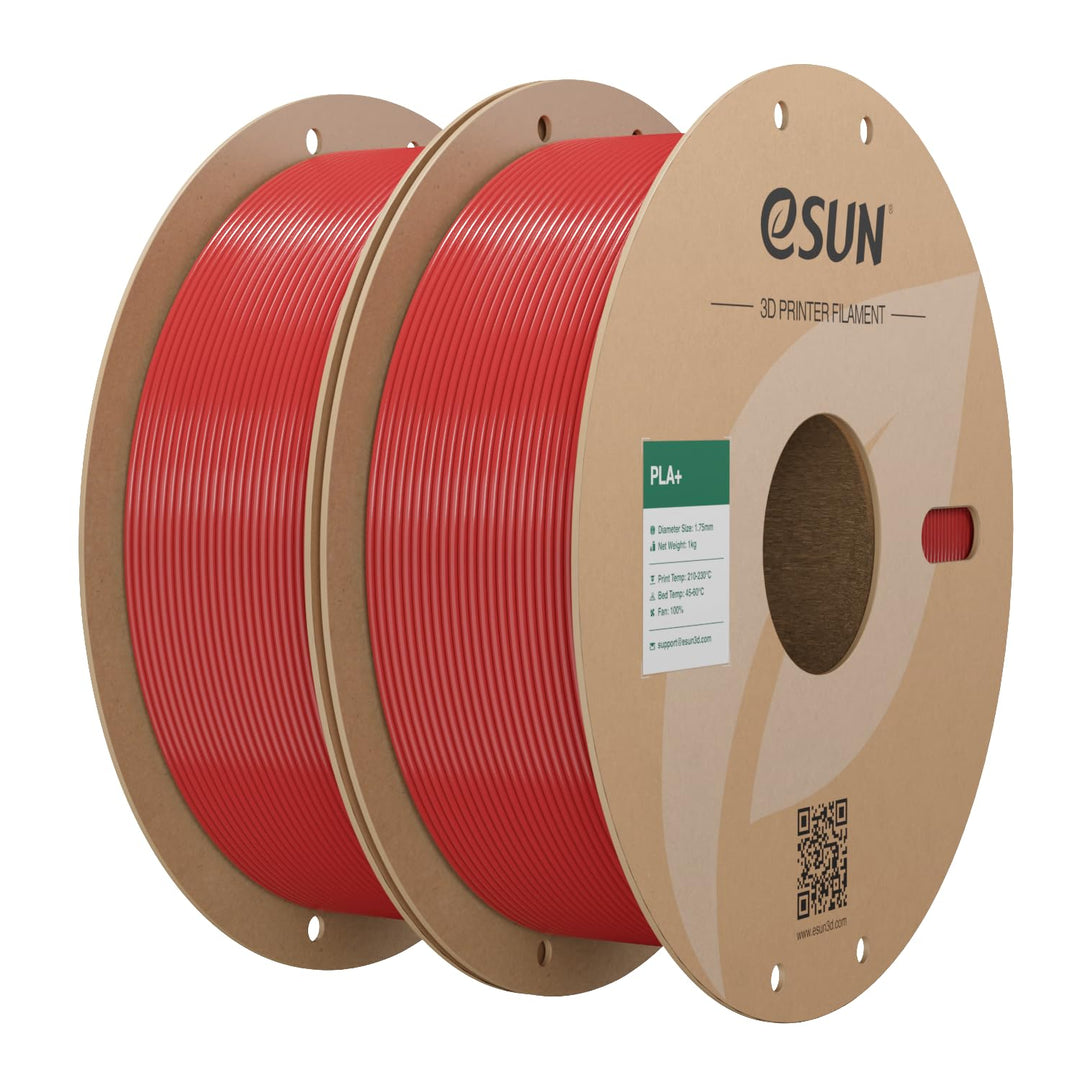 eSUN PLA+ Filament 1.75mm, 3D Drucker Filament PLA Plus, Massgenauigkeit +/- 0.03mm, 1KG pro Spule,