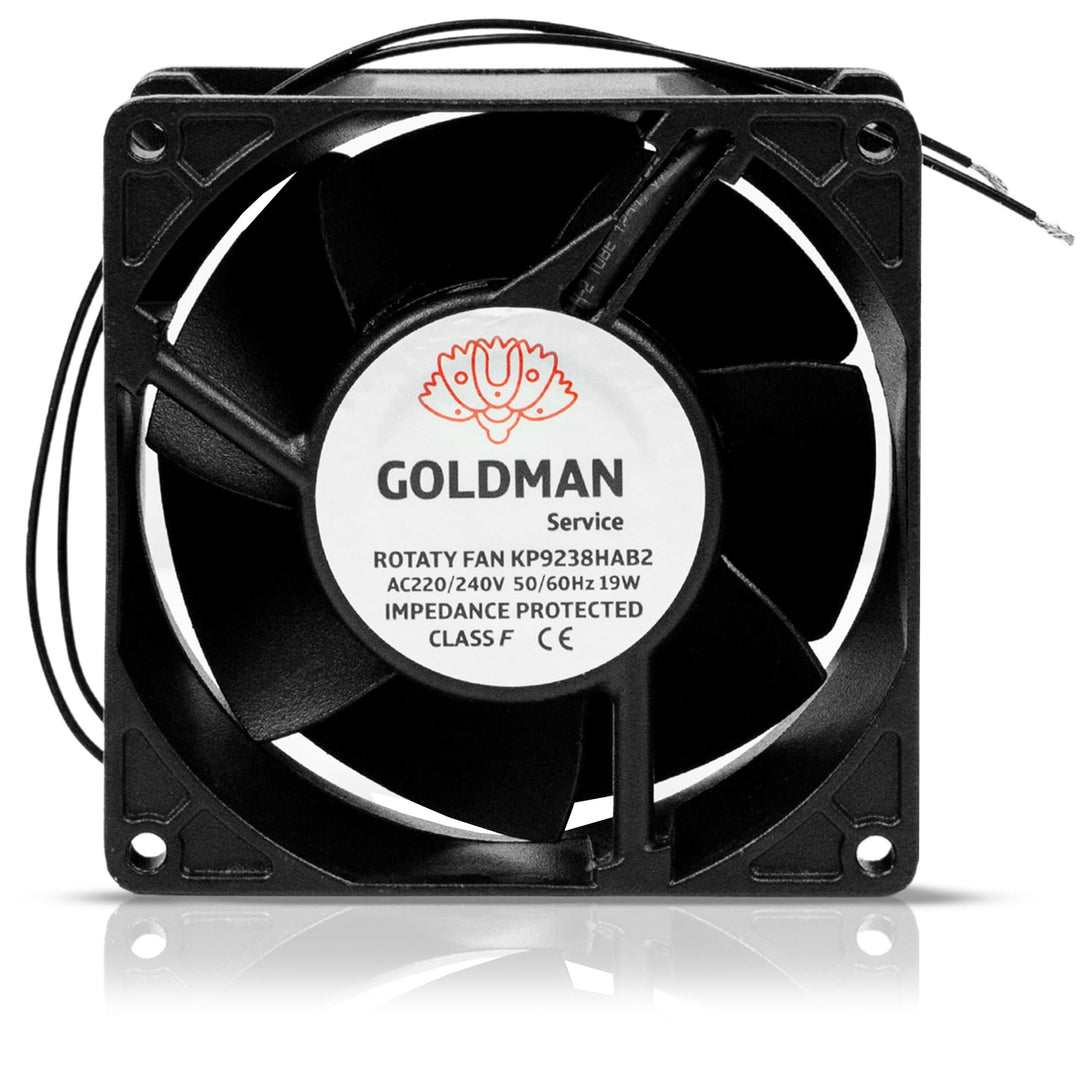 Ventilator Axial für Kaminkassette, einführbar, für hohe Temperaturen, aus Metall, universell (92 x