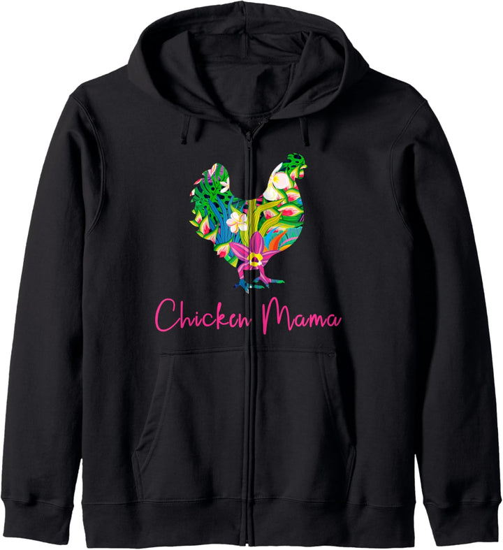 Chicken Mama Henne Bauern Bäuerin niedliches Huhn Kapuzenjacke