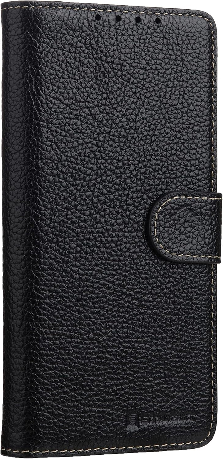 StilGut Talis kompatibel mit Samsung Galaxy A72 Hülle mit Kartenfach aus Leder, Wallet Case, Lederhü