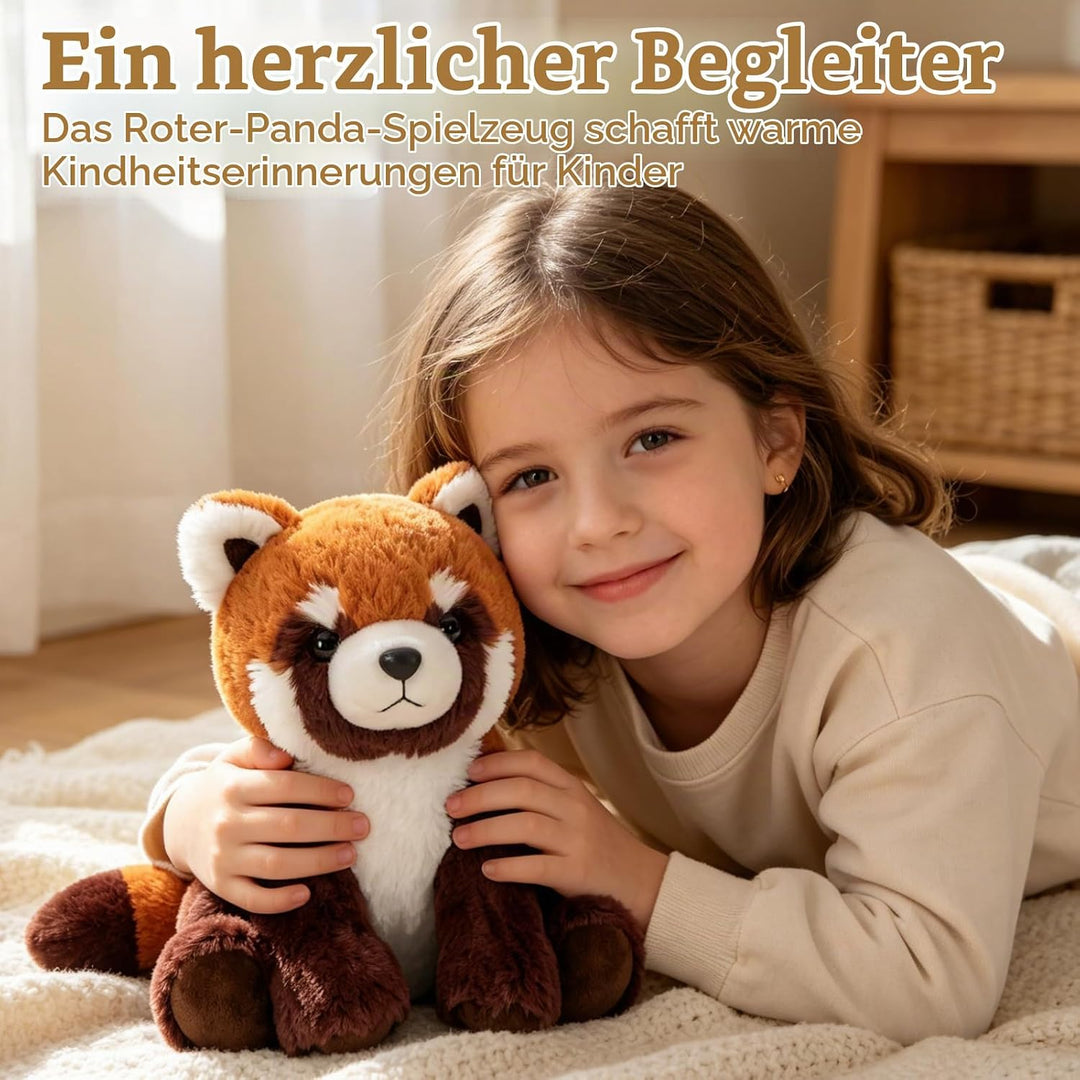 shownicer Plüschtier Panda Kuscheltier Stofftier Kawaii Panda Plüsch Kissen Spielzeug Geschenk für E