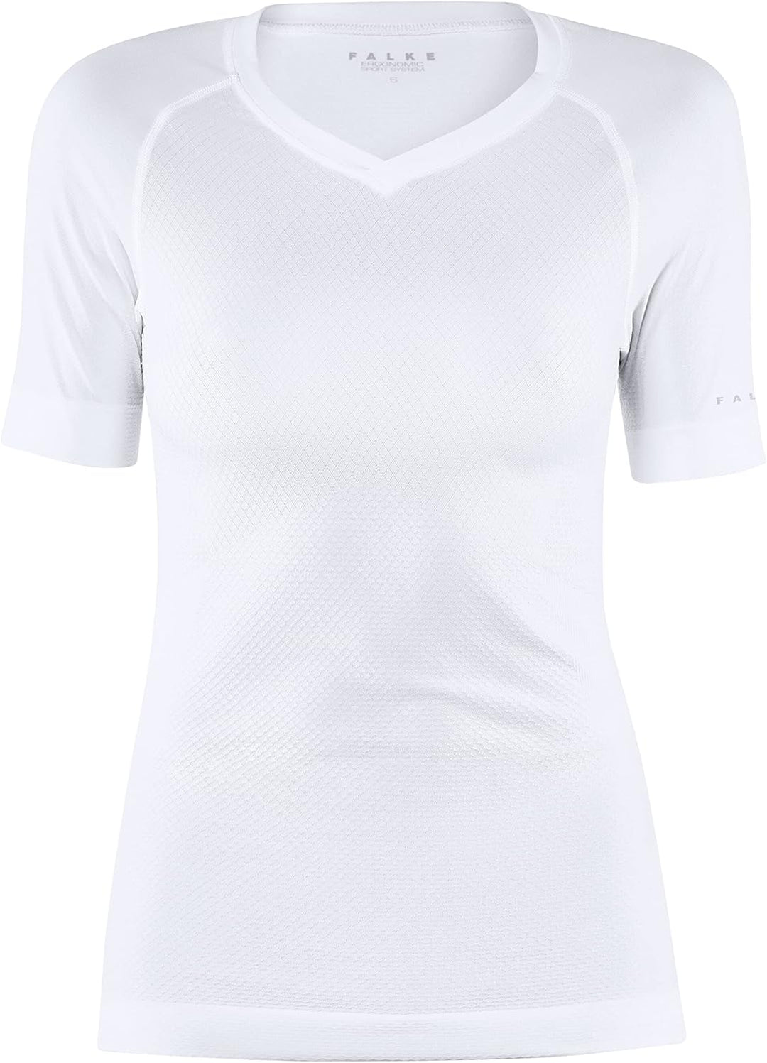 FALKE Damen Cool V Neck Funktionsshirt Kurzarmshirt warme bis heisse Temperaturen Funktionsunterwäsc