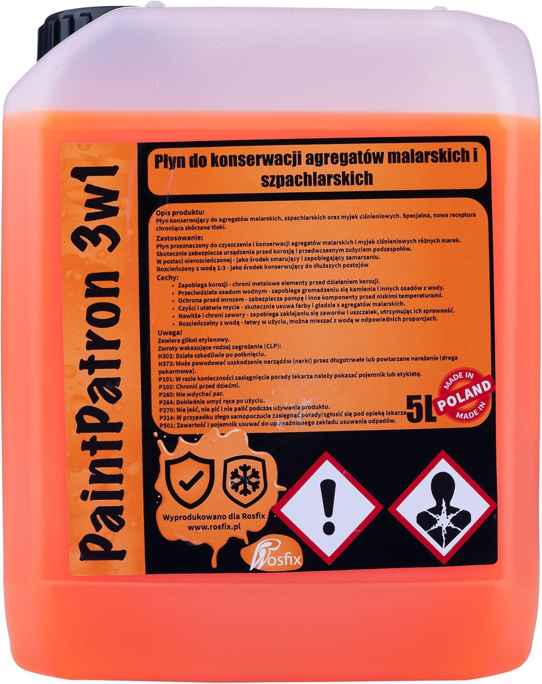 PaintPatron 3in1 Reinigungs- & Konservierungsflüssigkeit 5L – Für Farbspritzgeräte & Hochdruckreinig