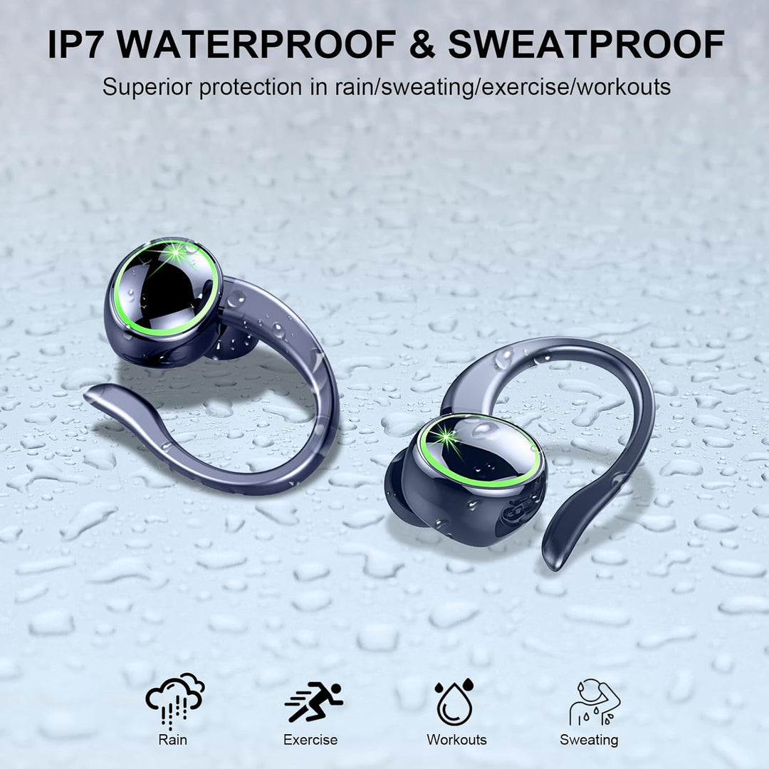 2026 Bluetooth Kopfhörer Sport, Kopfhörer Kabellos Bluetooth 5.4 Hi-Fi Stereo, 50 Std In Ear Kopfhör