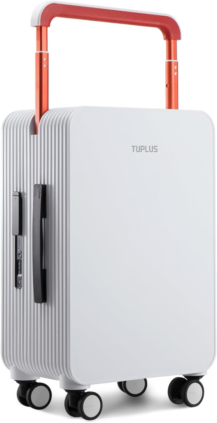 TUPLUS Koffer Trolley ABS Rollkoffer mit 4 Rollen Reisekoffer Handgepäck Hartschalenkoffer mit TSA S